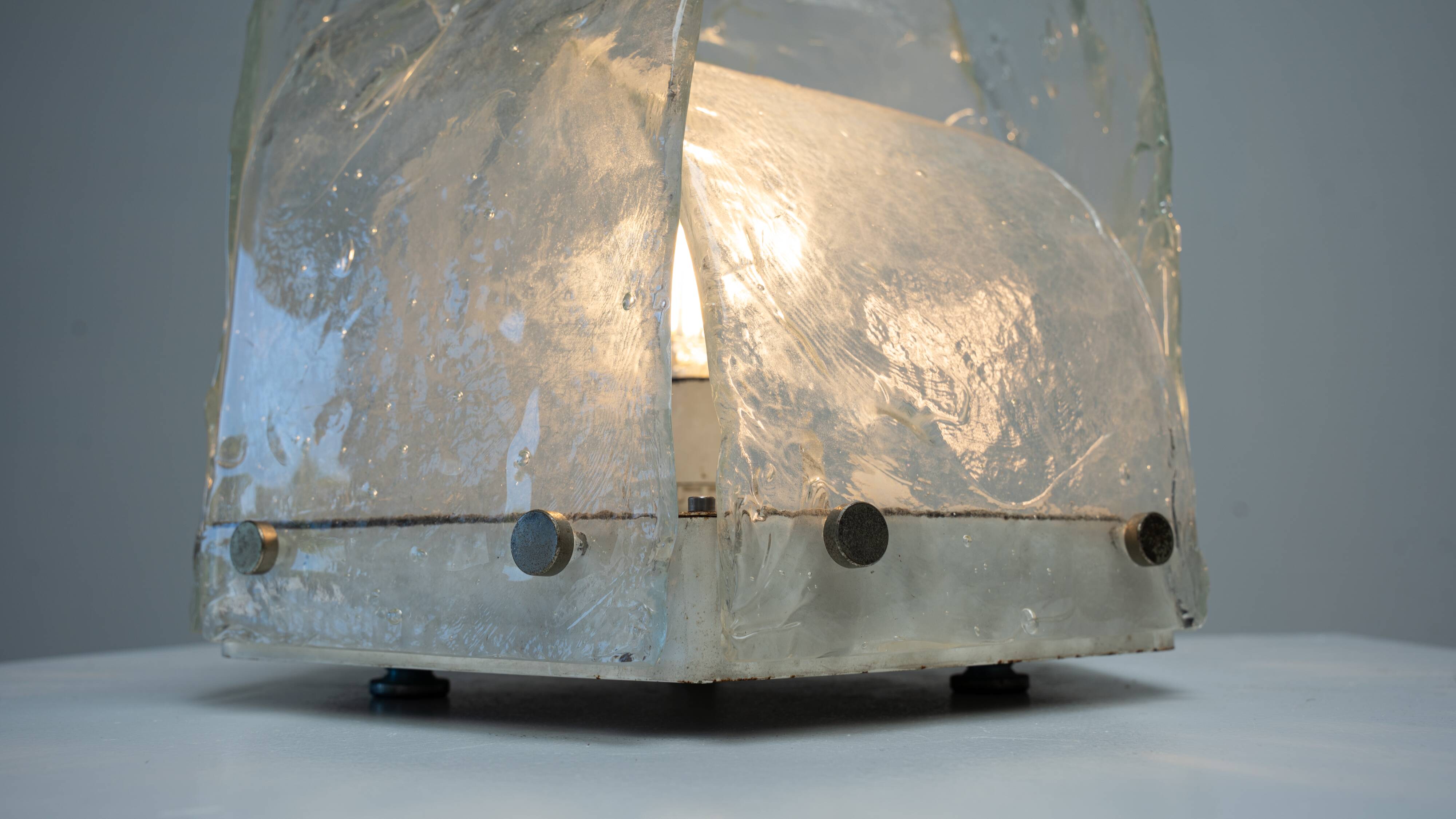 Carlo Nason for Mazzega sculptural table lamp