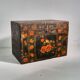 Illustrated Chinese wooden trunk with original patina (China, 1900) #26