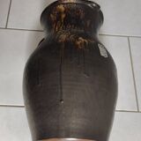 Saint Amand flamed stoneware pitcher