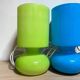 Lot of 4 assorted colors Scandinavian table lamps