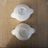 2 old Breton earthenware bowls – Pornic & MBFA