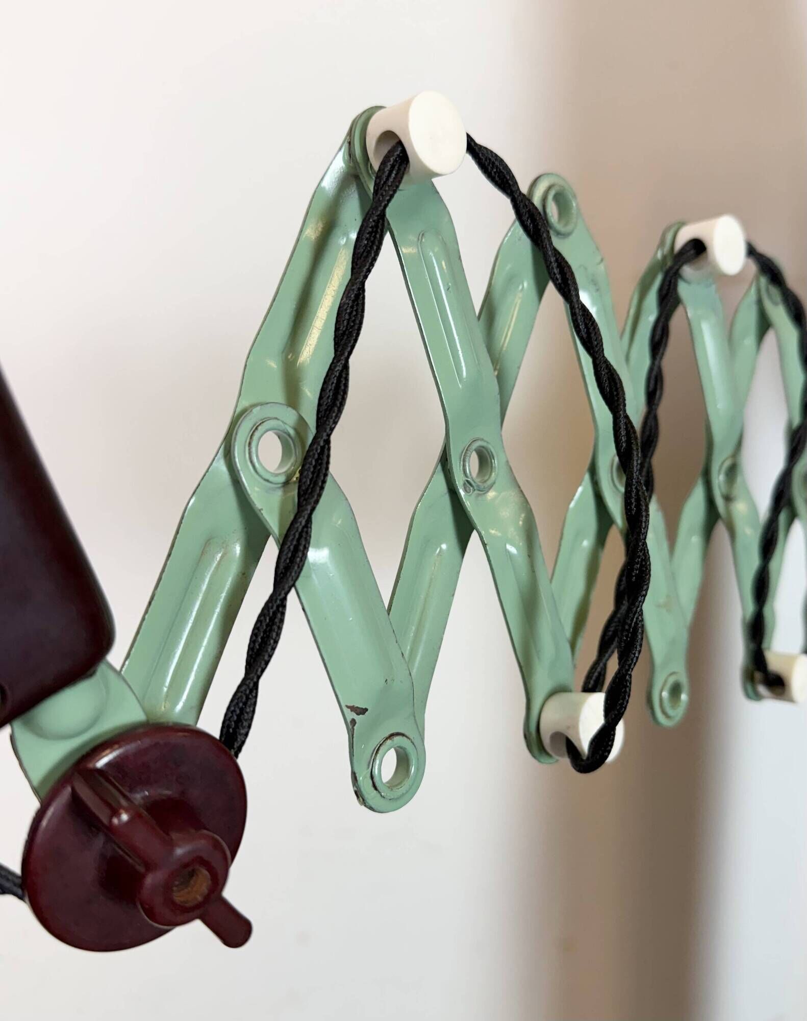 Industrial East German Scissor Lamp from VEB Zweckleuchtenbau Dresden, 1950