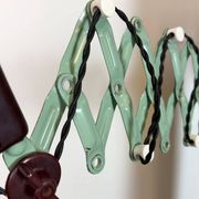 Industrial East German Scissor Lamp from VEB Zweckleuchtenbau Dresden, 1950