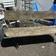 Antique garden bench in cast iron and wood from the 1940s