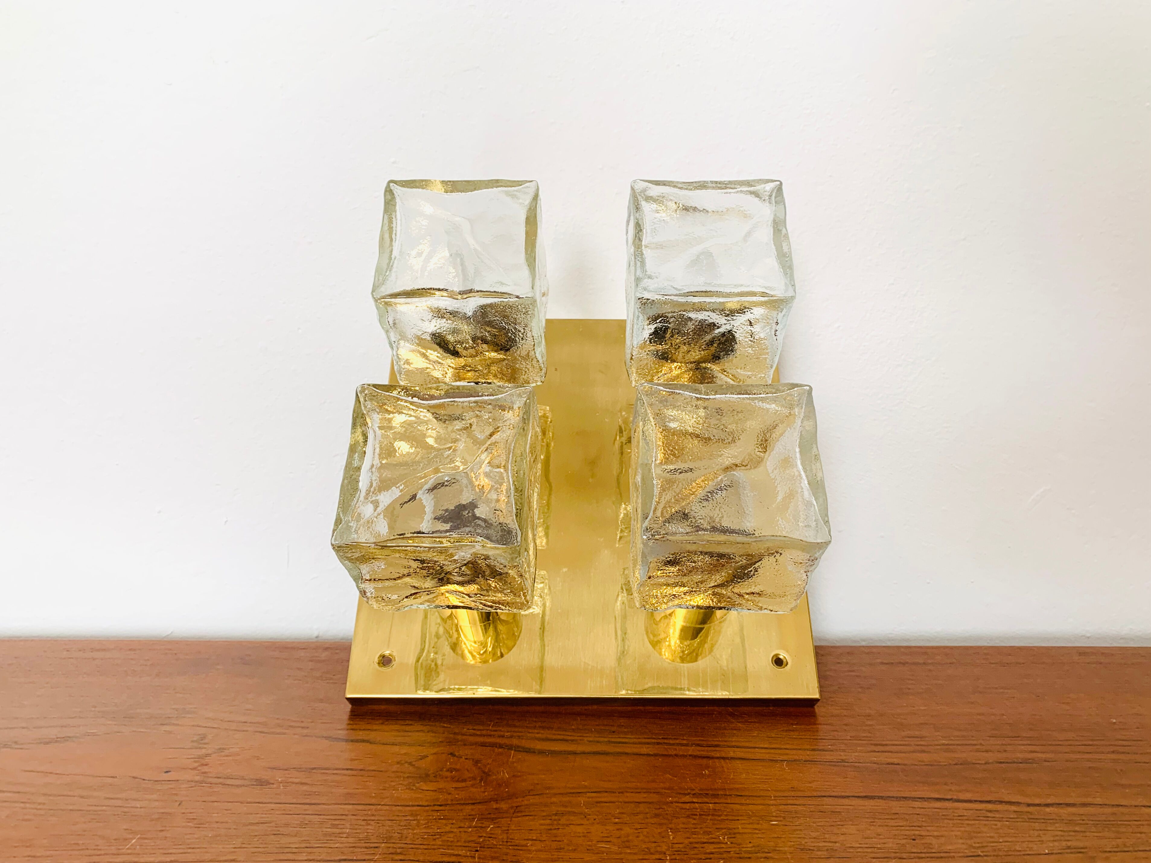 Ice Cube Flush Light by J.T. Kalmar for Franken KG