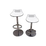 Lot de 2 tabourets de bar Calligaris, Italie