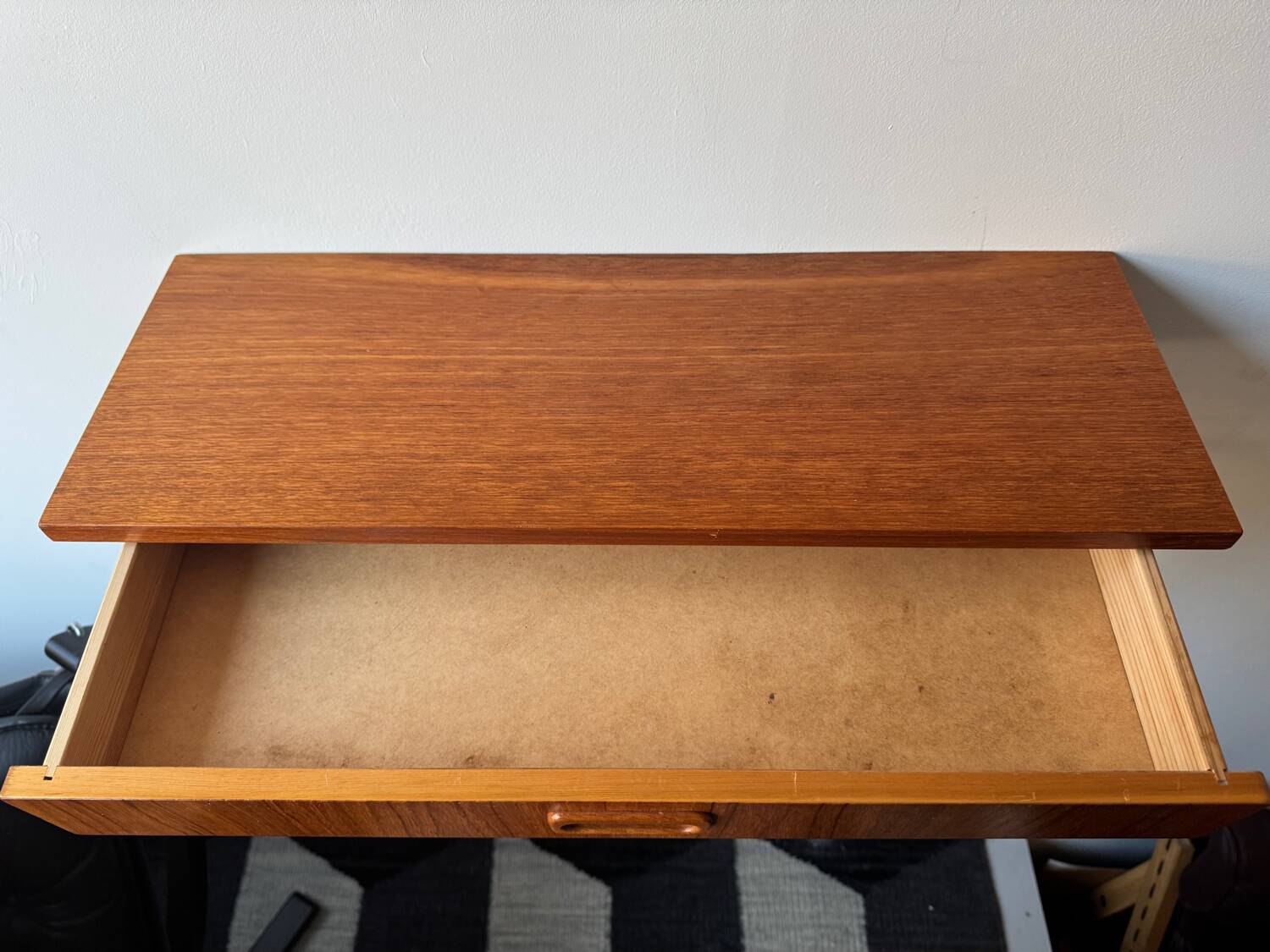 Vintage Norwegian Teak Wall Shelf, 1960s
