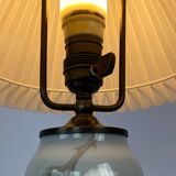 Royal Copenhagen porcelain lamp with floral motif