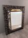 Grand miroir en bois sculpté, style baroque, xixe siècle