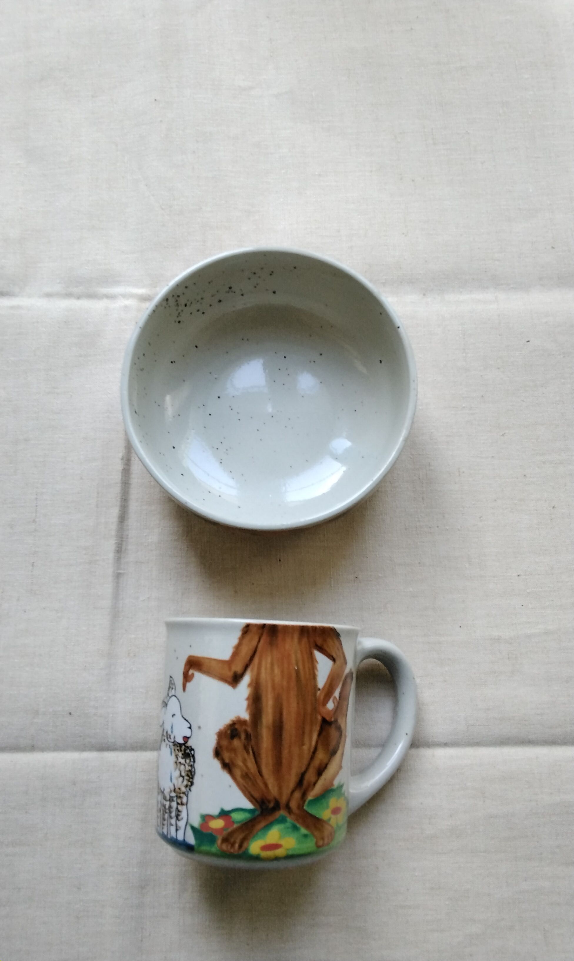 Bowl and mug
