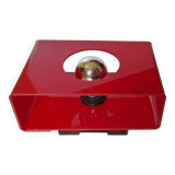 Vintage red disco wall light 1970 Jocelyne Trocmé