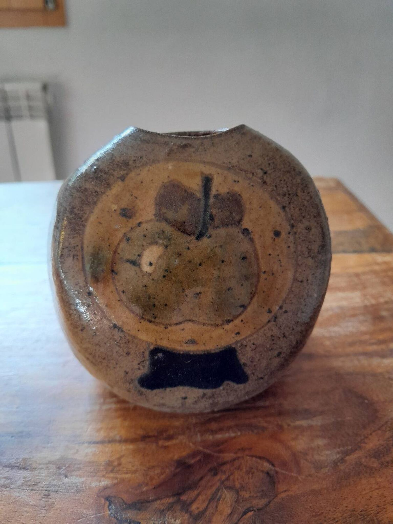 Vase pique fleur en céramique années 1970