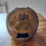 Vase pique fleur en céramique années 1970