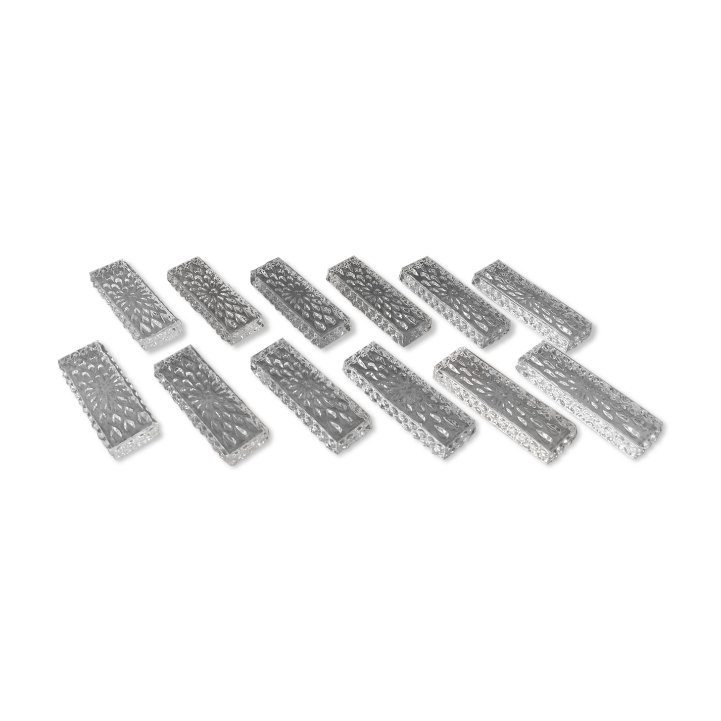 12 Baccarat crystal knife holder