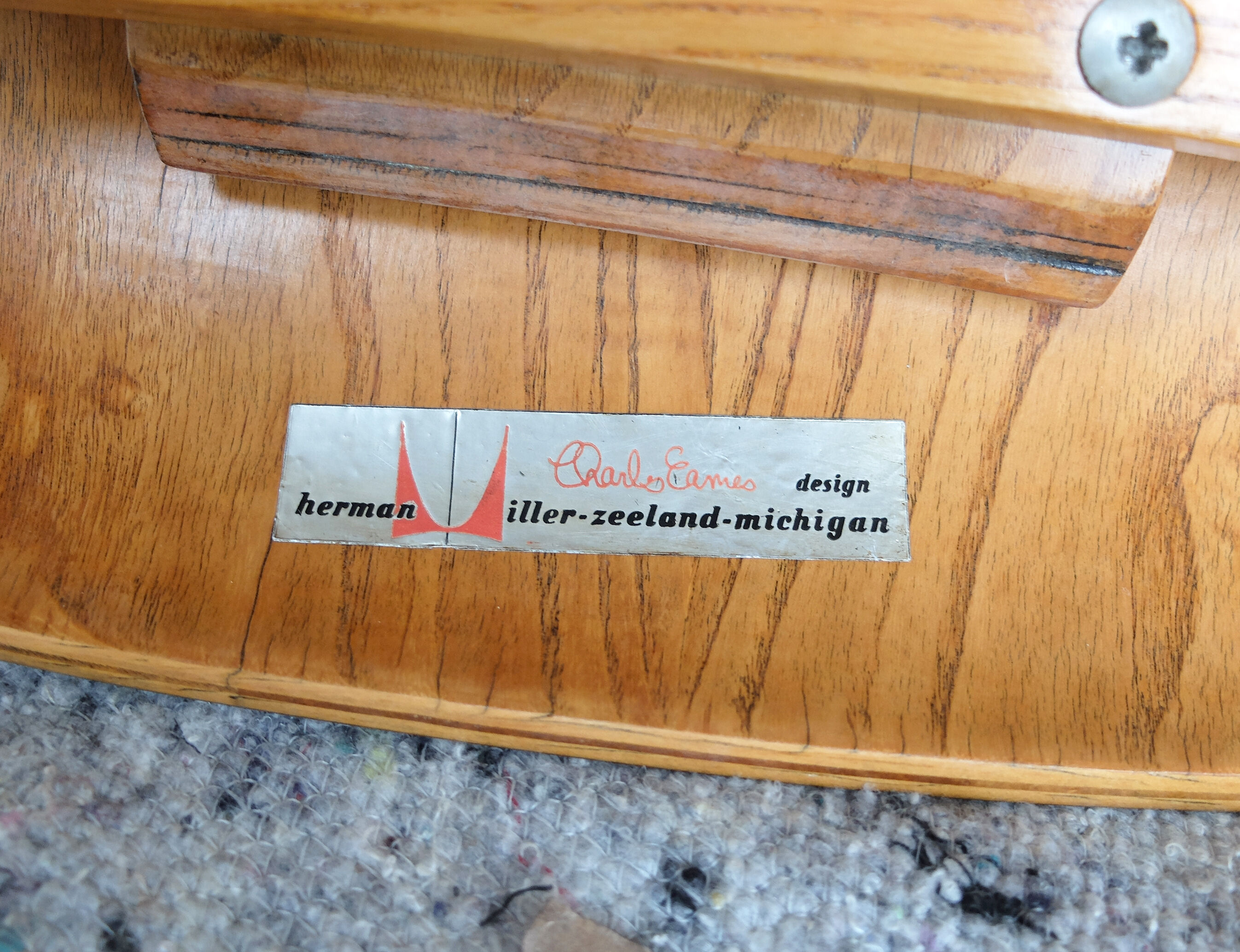 Ash LCW Lounge Chair by Charles and Ray Eames for Evans / Herman Miller, 1948-49