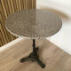 Table de bistrot en fonte et granit