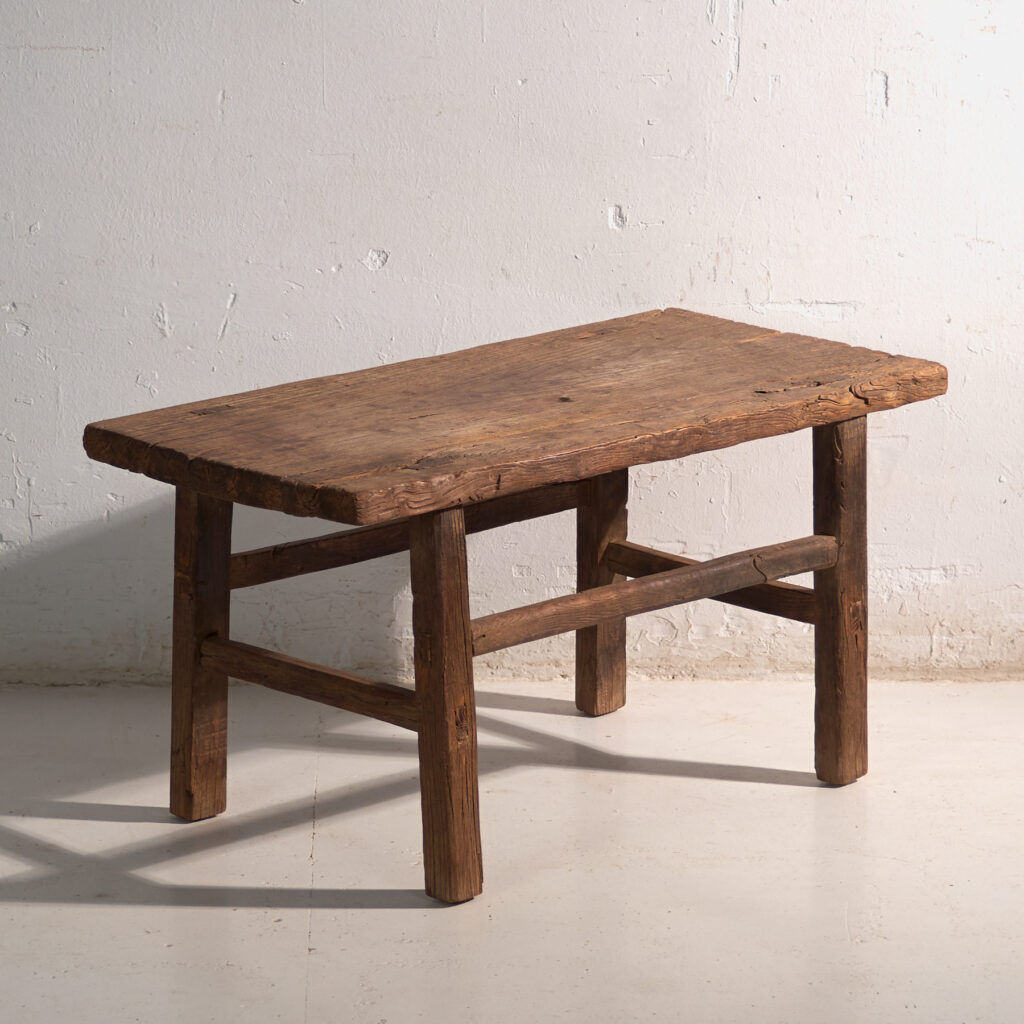 Antique pine coffee table – China, circa 1890