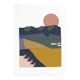 Pink moon - art print (a4) signed ackeogh
