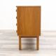 Enfilade des années 60 design scandinave,portes à rainures verte