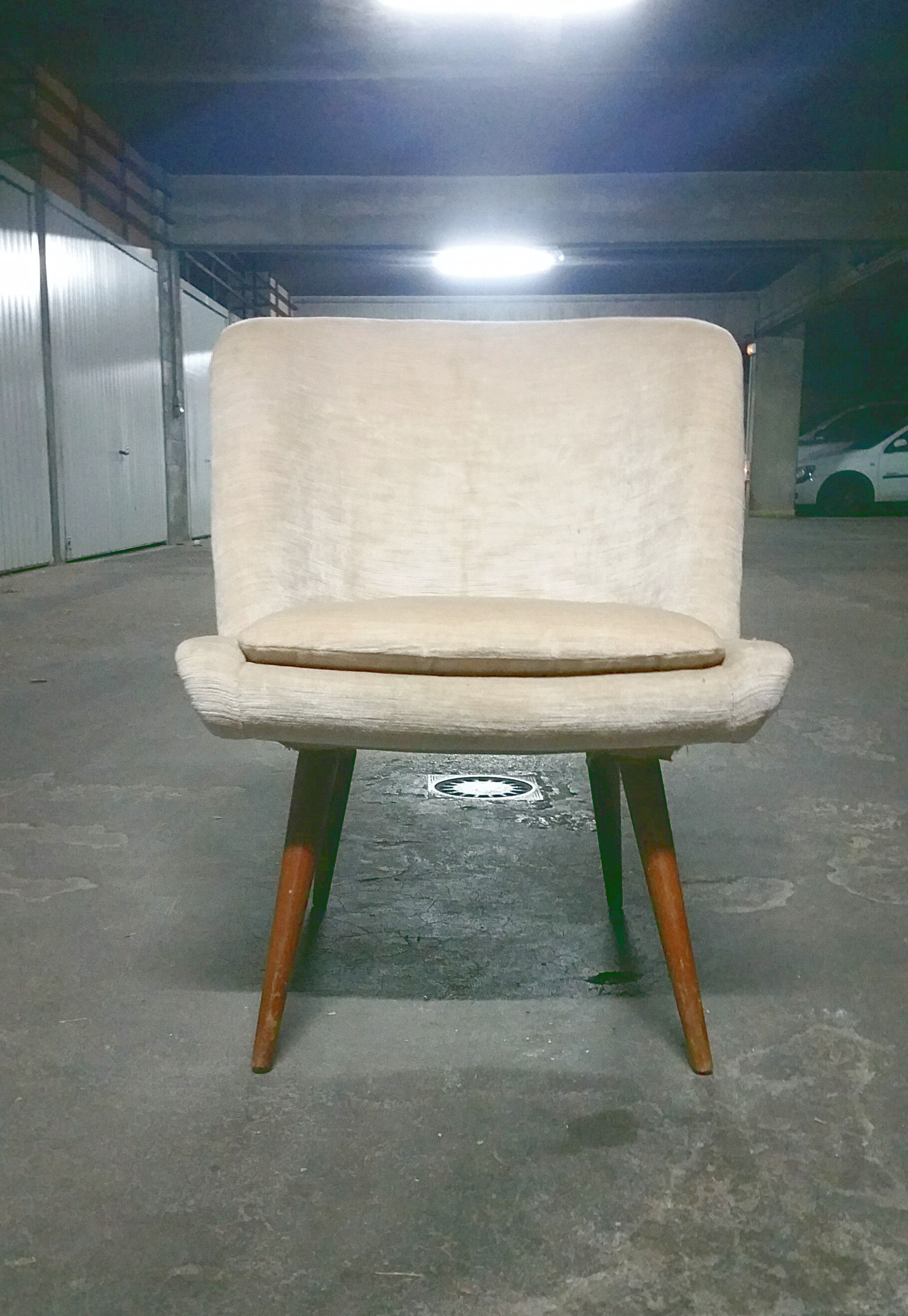 Pair of armchair Chair restored 50-60 years
