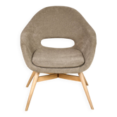 Shell Lounge Chair by Miroslav Navratil, 1960s, Czechoslovakia