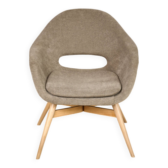 Shell Lounge Chair by Miroslav Navratil, 1960s, Czechoslovakia