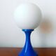 Space age blue and opaline lamp 1970