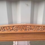 Art deco oak mirror