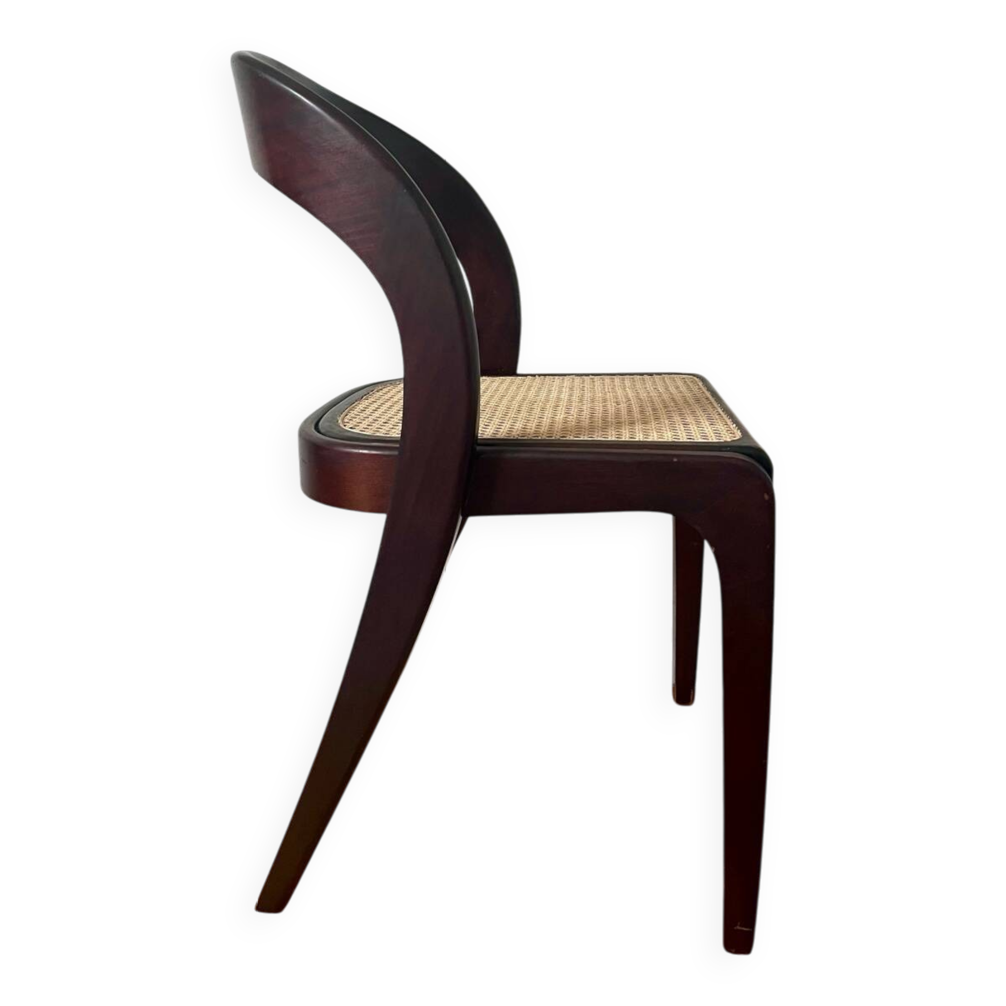 Chaise gondole cannage Baumann