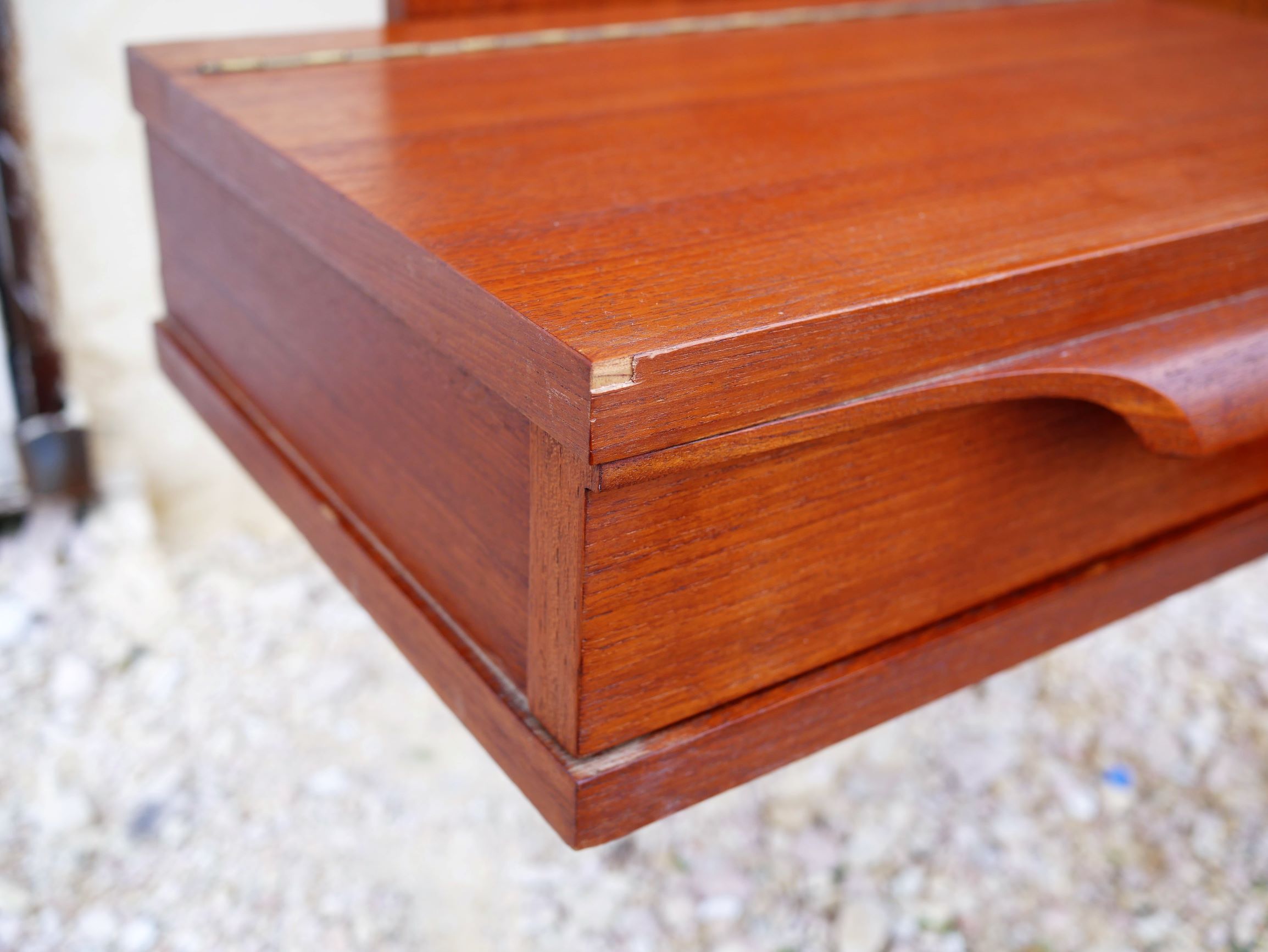 Scandinavian teak bed