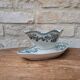 Old sauce boat on fixed frame Guadeloupe Saint Amand ceramic model