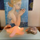 Porcelain wall lamp starfish design