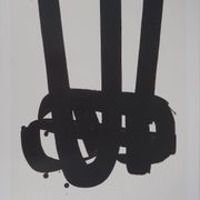 Pierre Soulages: Lithograph No. 29 - Original signed poster