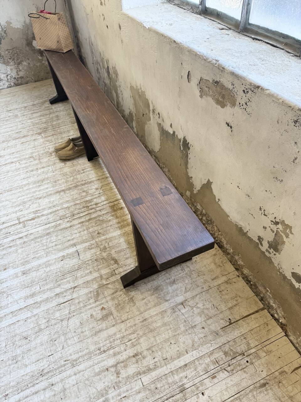 Oak bench 260 cm (2 available)