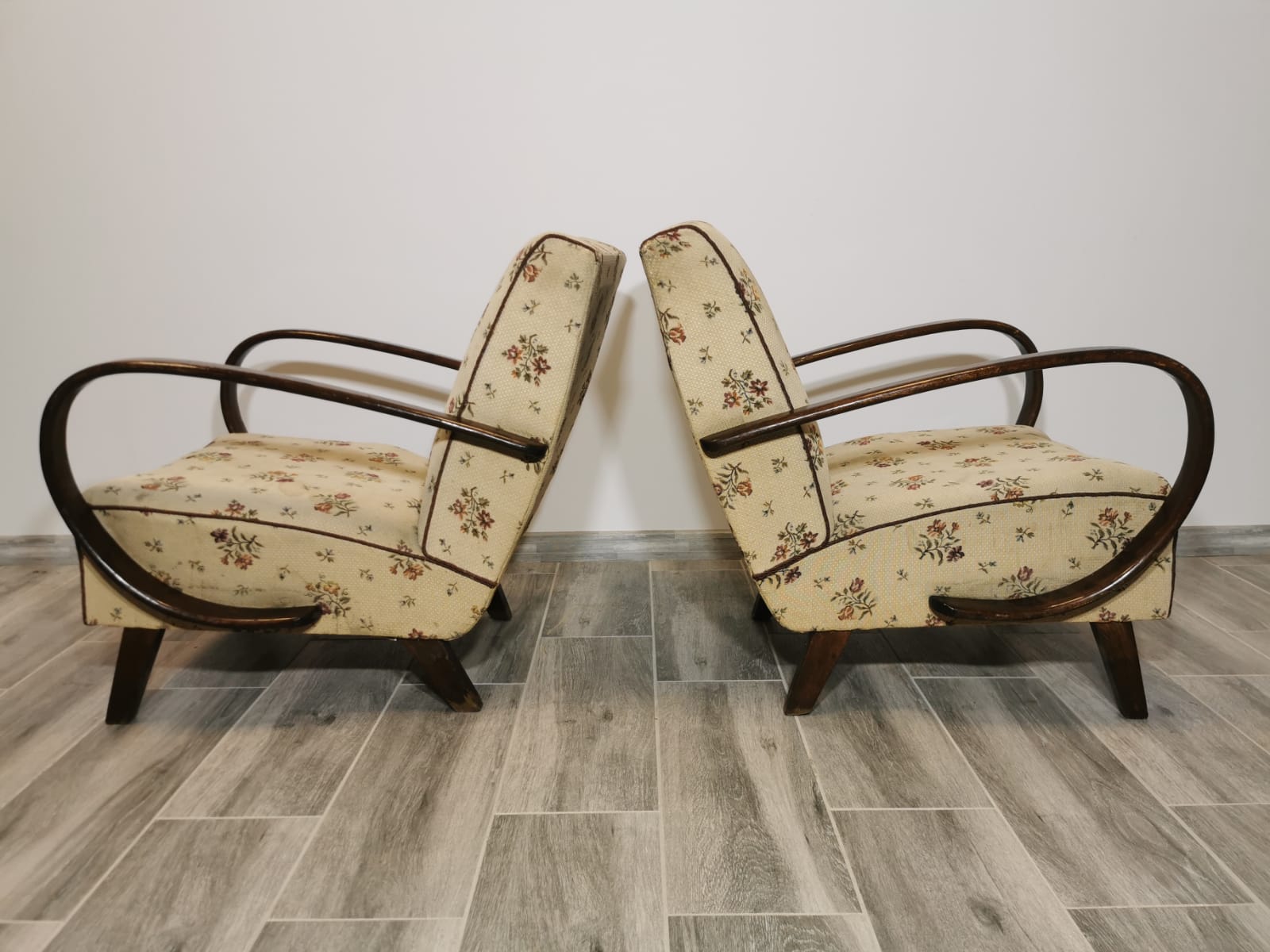 Armchairs by Jindřich Halabala