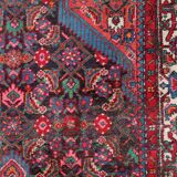 Handmade vintage Persian Malayer rug 129cm x 219cm 1960s