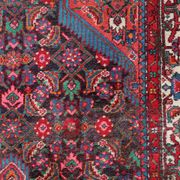 Handmade vintage Persian Malayer rug 129cm x 219cm 1960s
