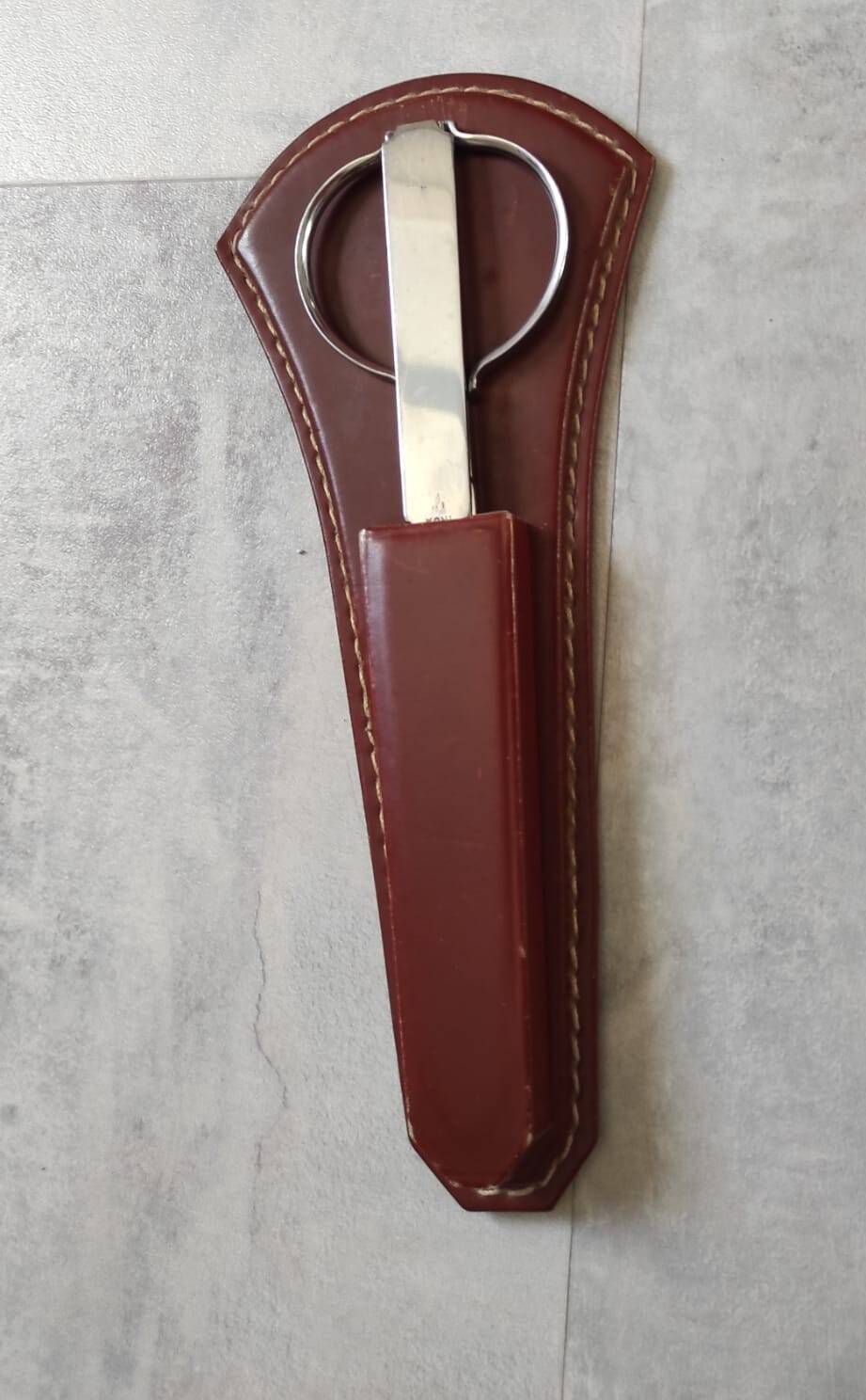 Vintage leather desk set