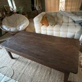 Solid wood coffee table