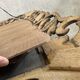 Miroir en bois sculpté doré XIXe siècle