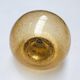 Amber colored mushroom ceiling or wall lamp, 1960s