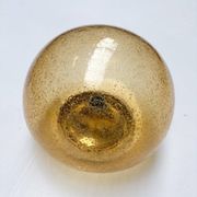 Ceiling or wall lamp in amber mushroom style, 1960s.