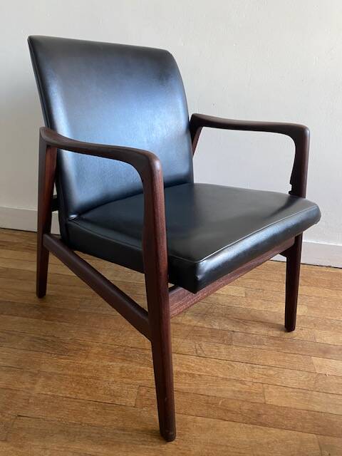 Scandinavian teak armchair
