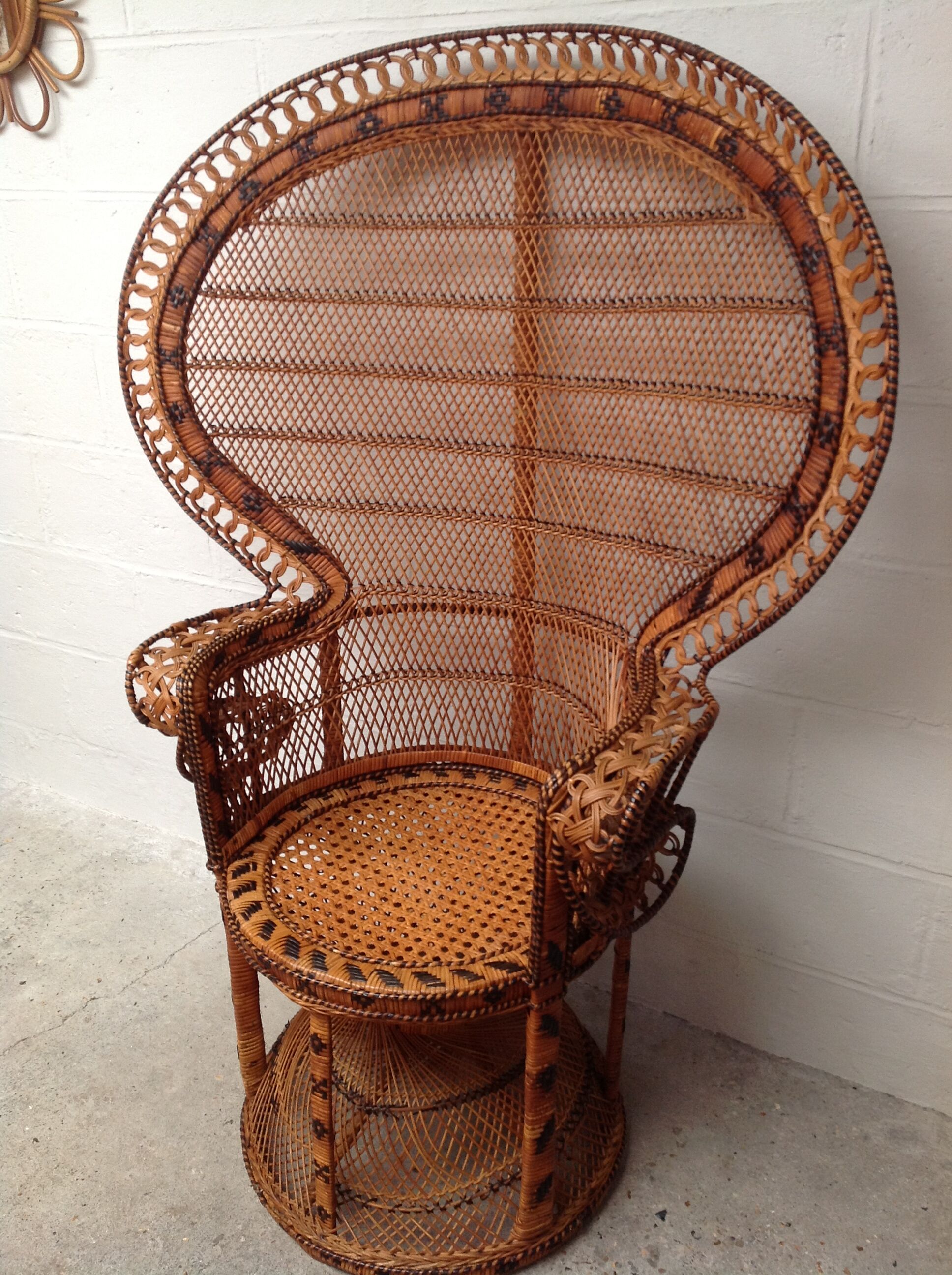 Armchair Emmanuelle rattan Kok House 1970