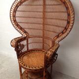 Armchair Emmanuelle rattan Kok House 1970