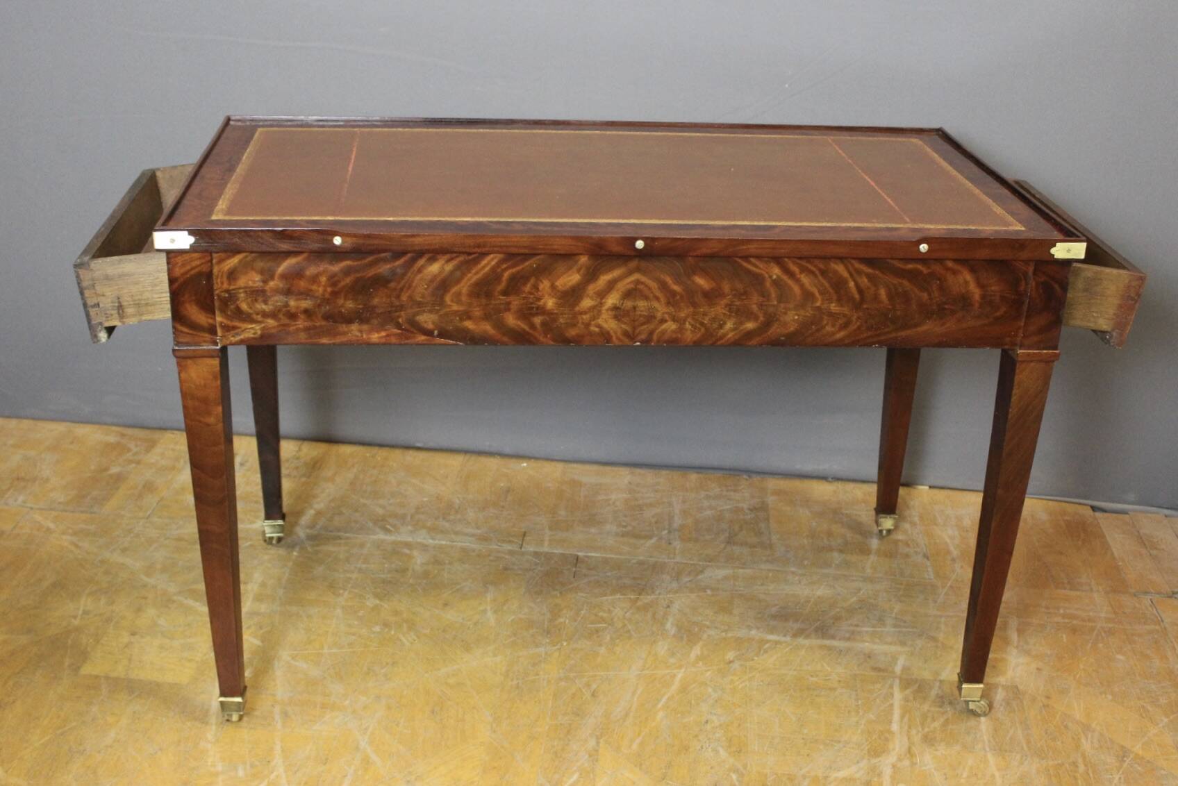 19th Century mahogany Tric Trac game table