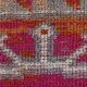Orange & Green Turkish Runner Rug, 84x368Cm