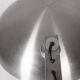 70's ministerial table lamp in chrome metal italian design