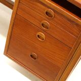 Danish design large vintage executive desk made in the 1960s