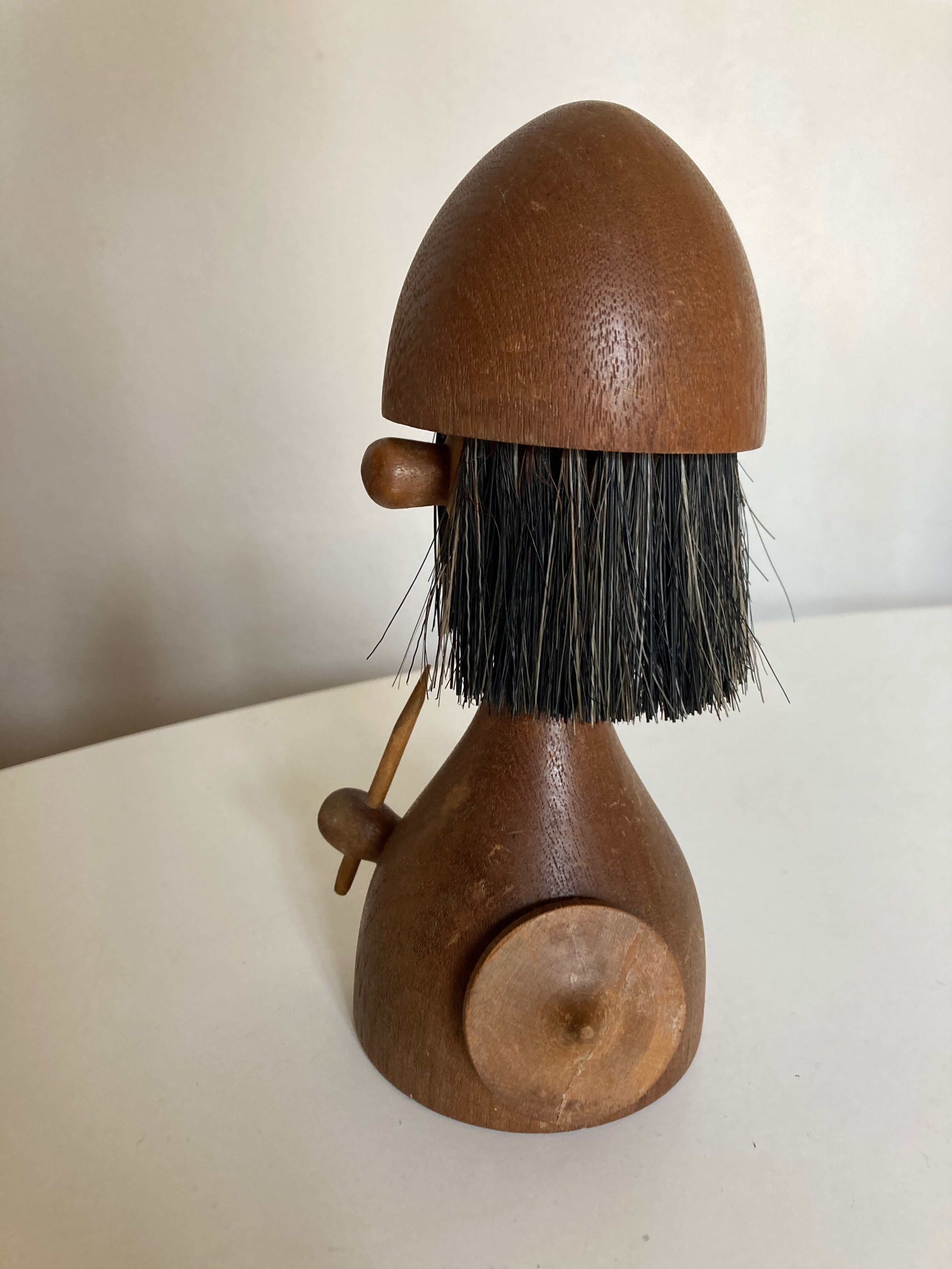 Viking doll by Kay Bojesen for Laurids Lønborg, teak Denmark 1950